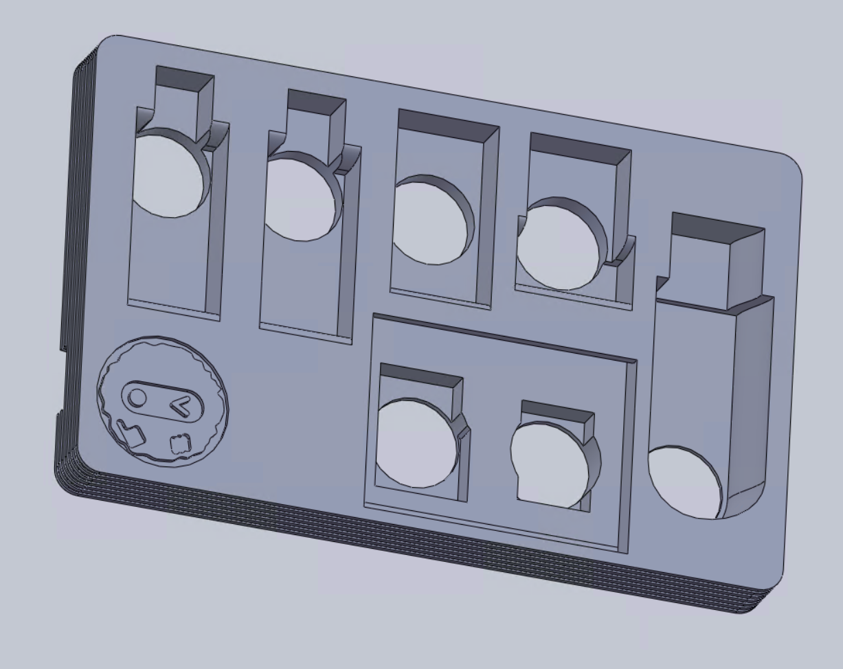 Multitool Card Version 3 Version 3 of the wallet multitool card