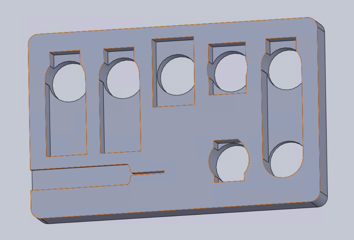 Card Work in Progress Version 1 of the wallet multitool card, work in progress